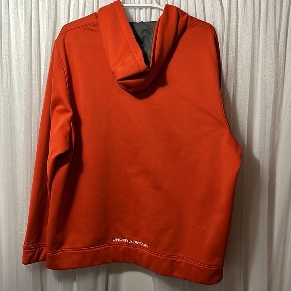 Under Armor hoodie orange sz 2XL - Picture 3 of 3